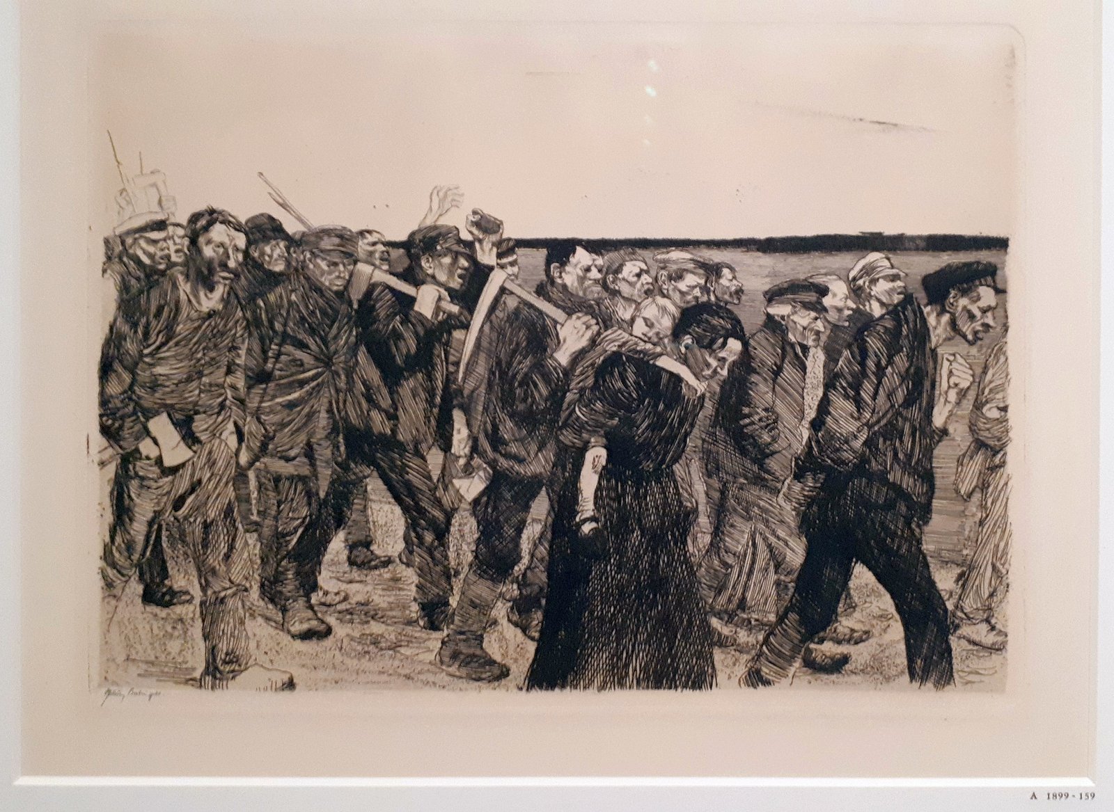 The Weavers’ March, a print by Käthe Kollwitz.
